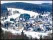 Blick auf den Kneippkurort Stützerbach im Winter